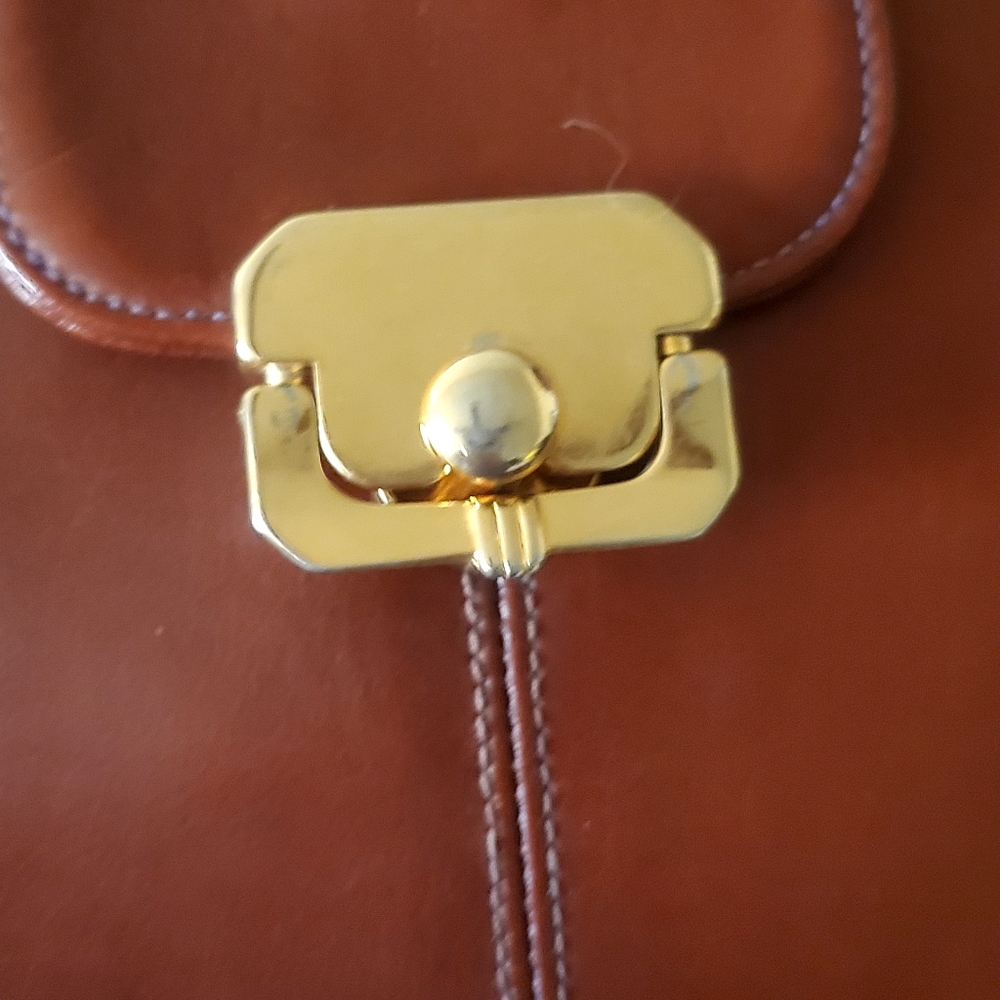 Lou Taylor Vintage 70s Shoulder Bag Italian Made With Mirror - Picture 2 of 16